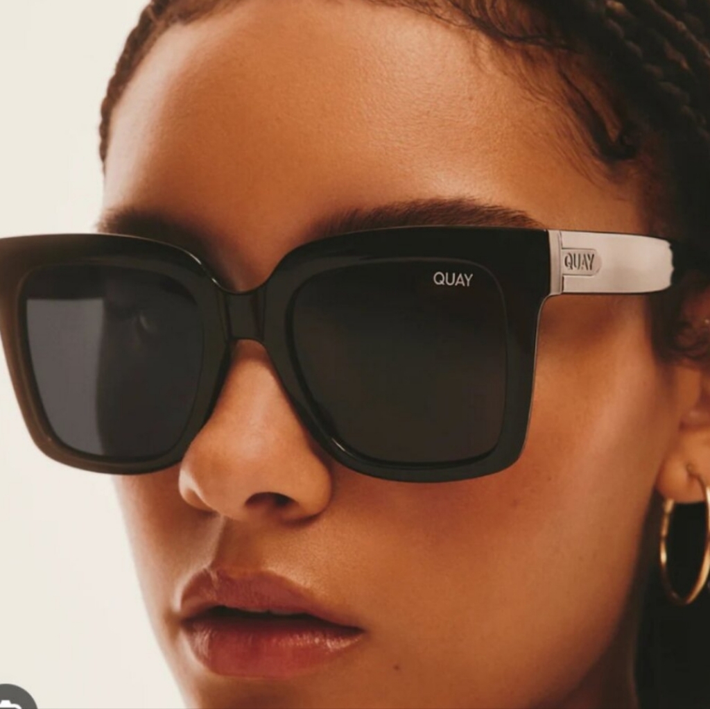 Quay Austtalia Women's Icy Square Sunglasses, 50mm